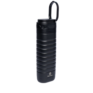 Rooveco GoSip – Black – Angled view showing bottle handle