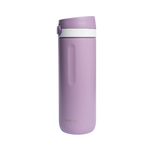 Rooveco Move Bottle – Lilac – Back view showing Made to Last text