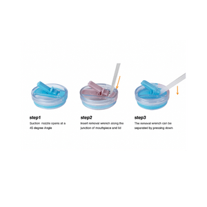 Rooveco Straw Lid – cleaning steps guide