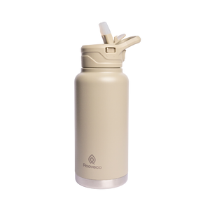 Rooveco Titan Flask – Celadon – Front view on transparent background