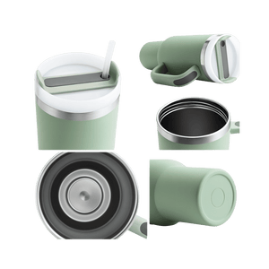 Vault Tumbler 1.18L Outlet – lid, interior, and base details