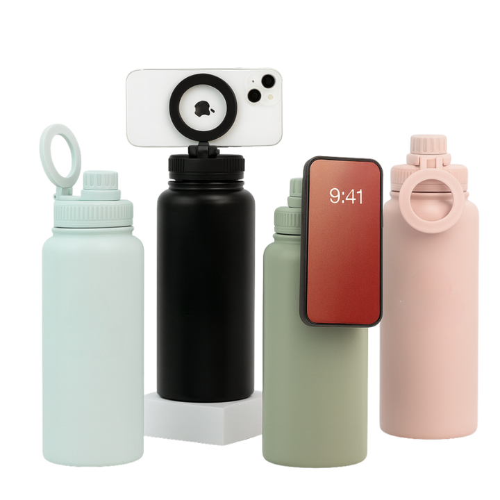 MagSafe Bottles – 946ml | Full Color Collection Highlighting Magnetic Grip Ring