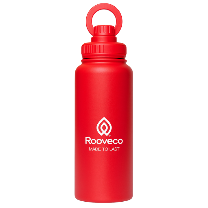 Red MagSafe Bottle – 946ml | Featuring Magnetic Ring Handle