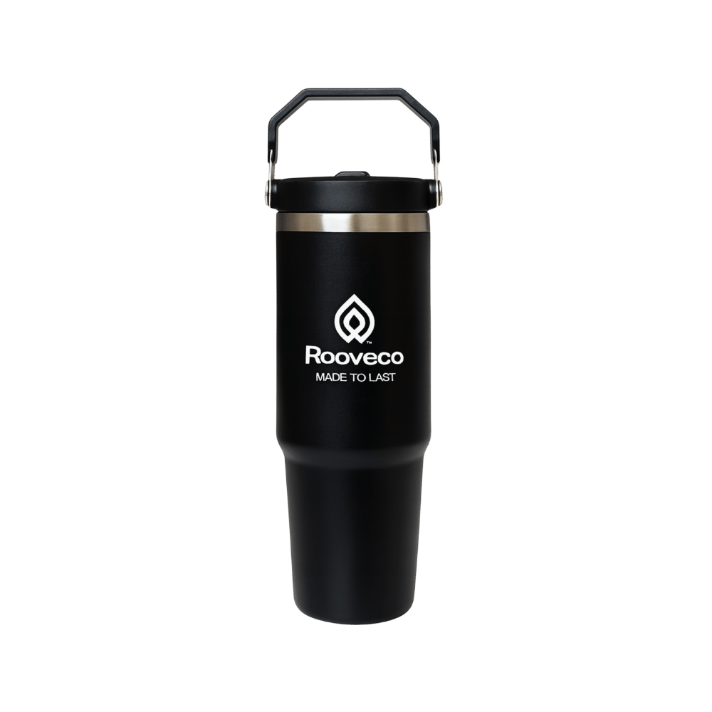 Flex Tumbler 880ml Outlet – black front view