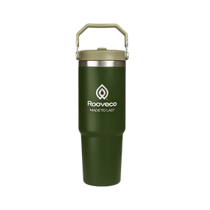 Flex Tumbler 880ml Outlet – olive front view