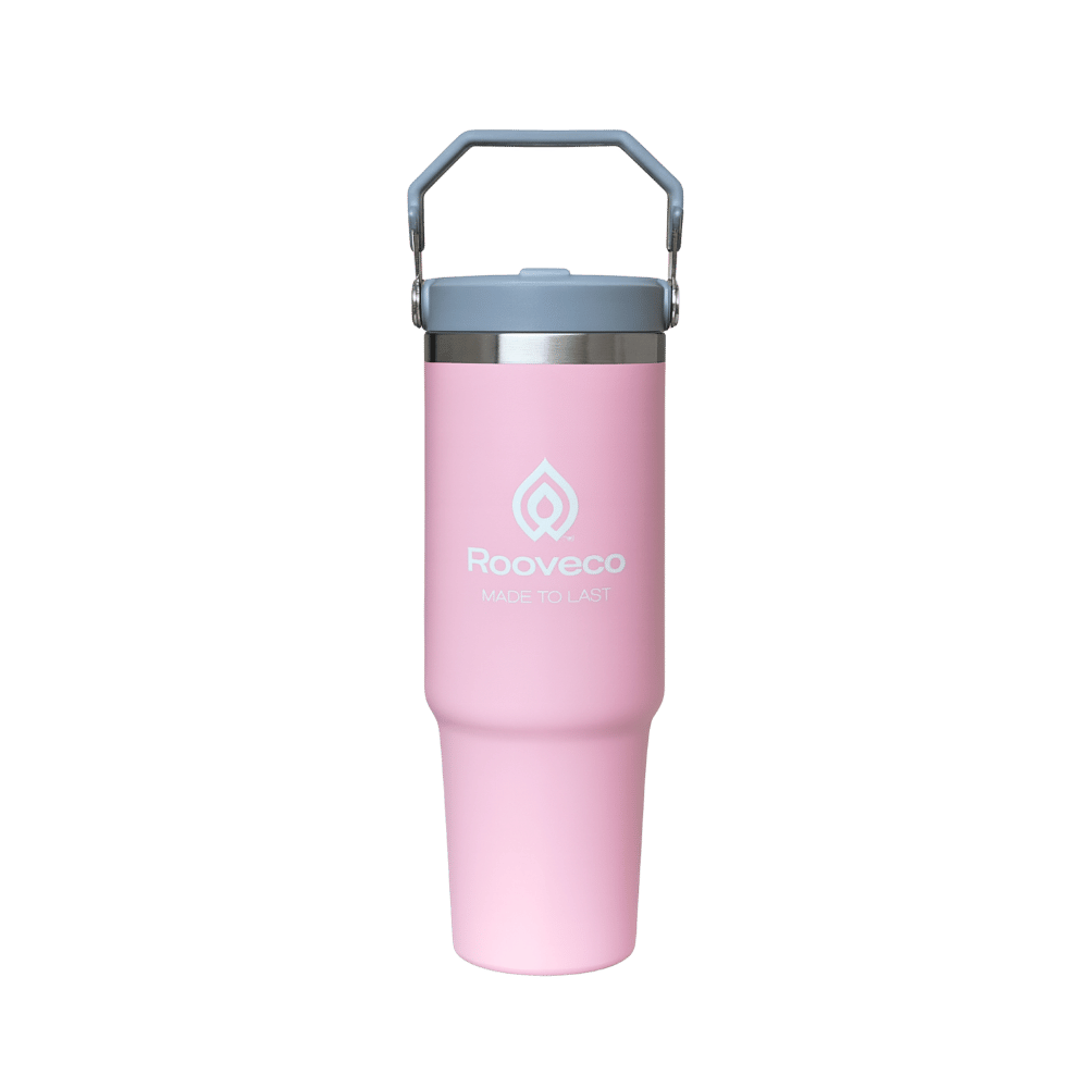 Flex Tumbler 880ml Outlet – pink front view