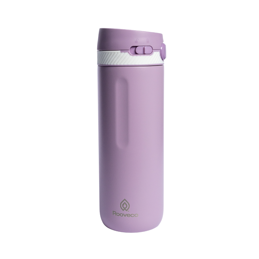 Rooveco Move Bottle – Lilac – Front view on transparent background