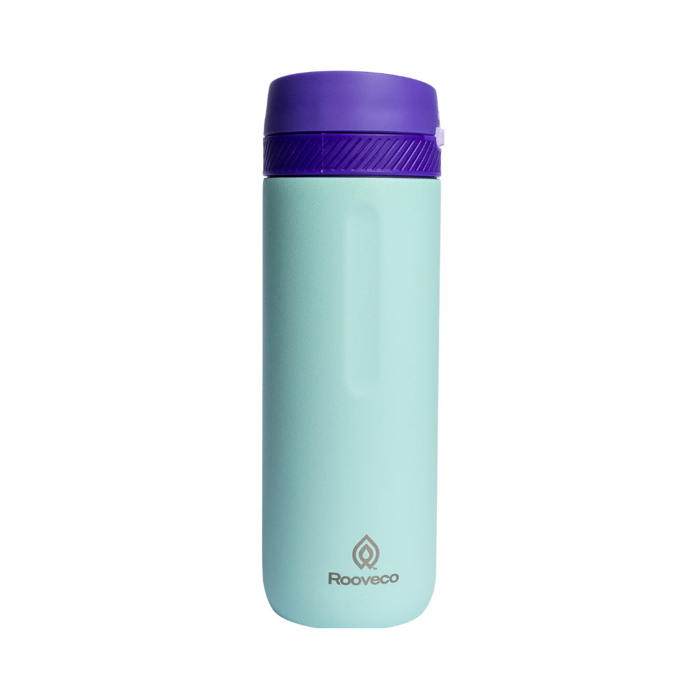 Rooveco Move Bottle – Mint – Front view on transparent background