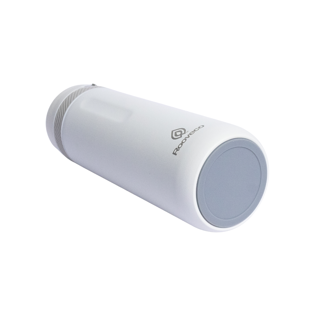 Rooveco Move Bottle – White – Bottom view on transparent background