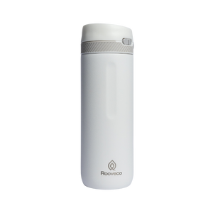 Rooveco Move Bottle – White – Front view on transparent background