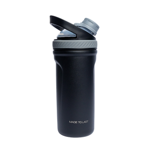 Rooveco Power Shaker – Black – back view showing “Made To Last”