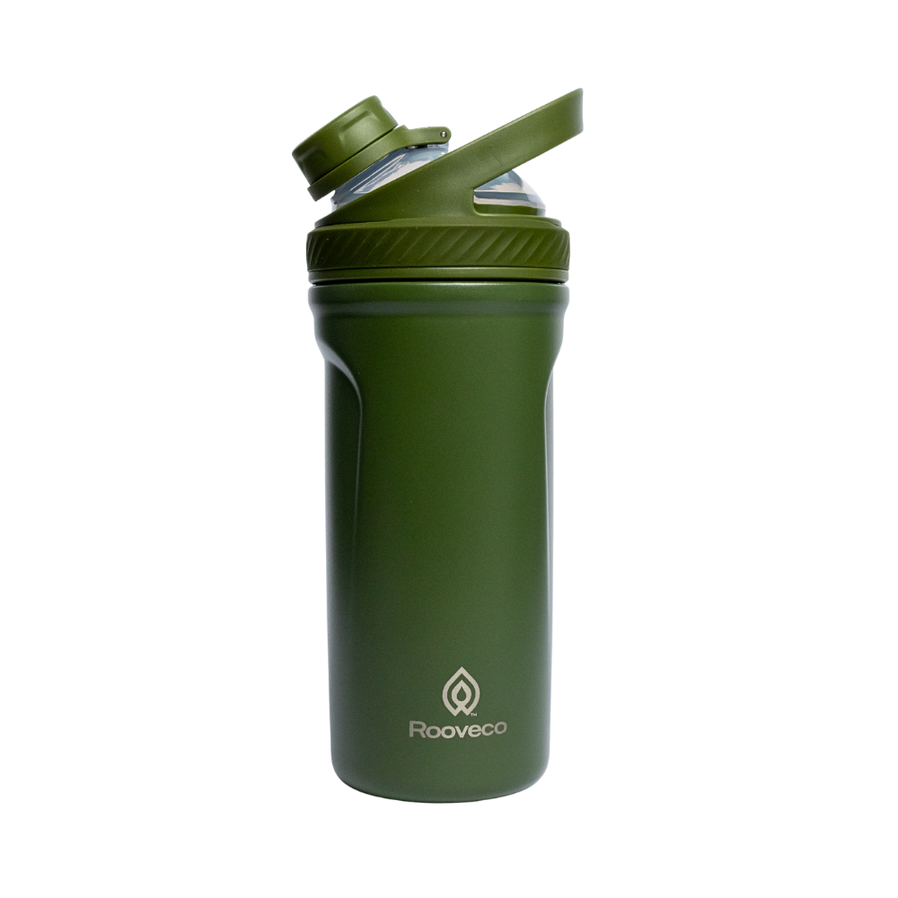 Rooveco Power Shaker – Olive – Front view on white background