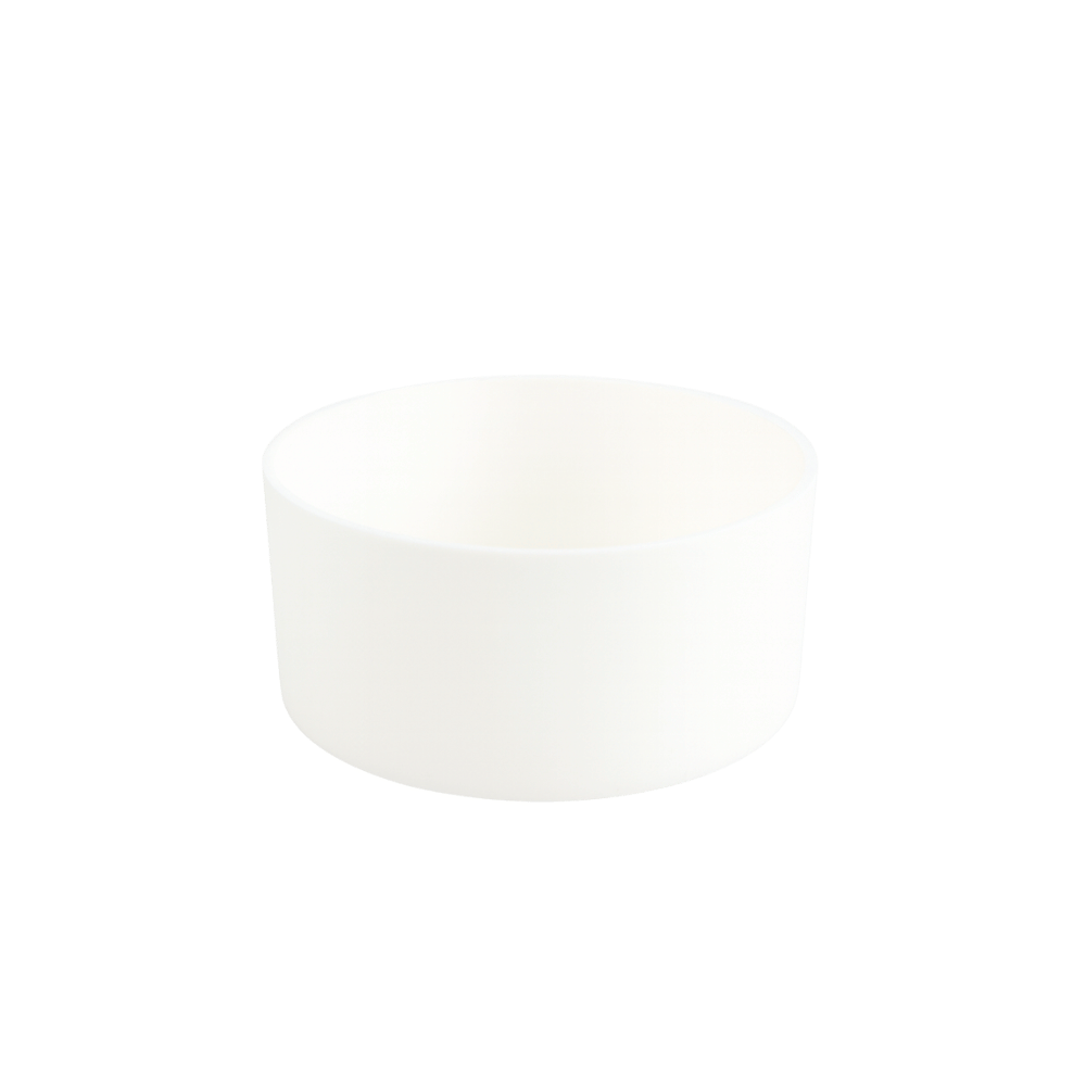 Rooveco Silicone Tumbler Base White – front view white background