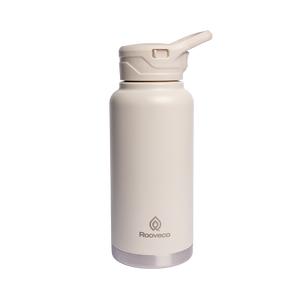 Rooveco Titan Flask – Beige – Front view on transparent background