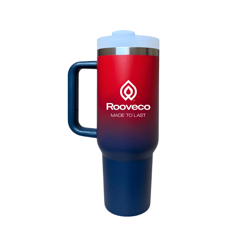 Vault Tumbler 1.18L Outlet – gradient red navy front view